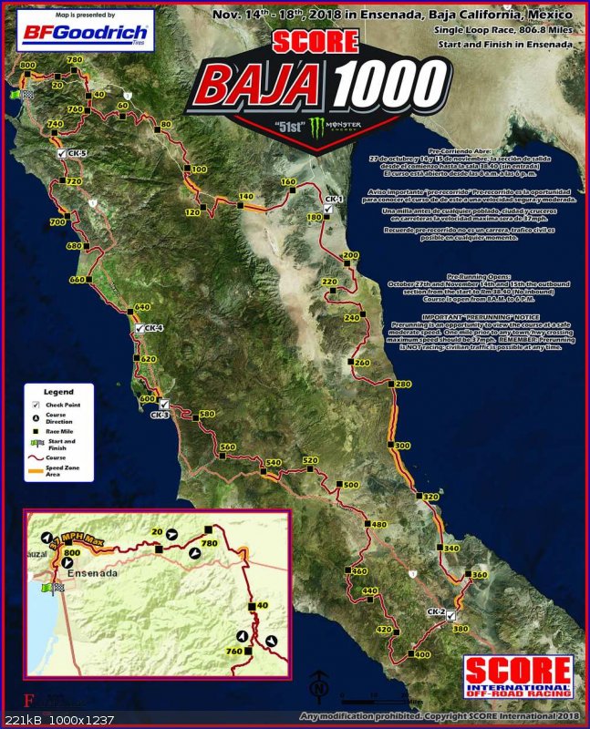 BajaNomad - Baja 1000 map released today - Powered by XMB