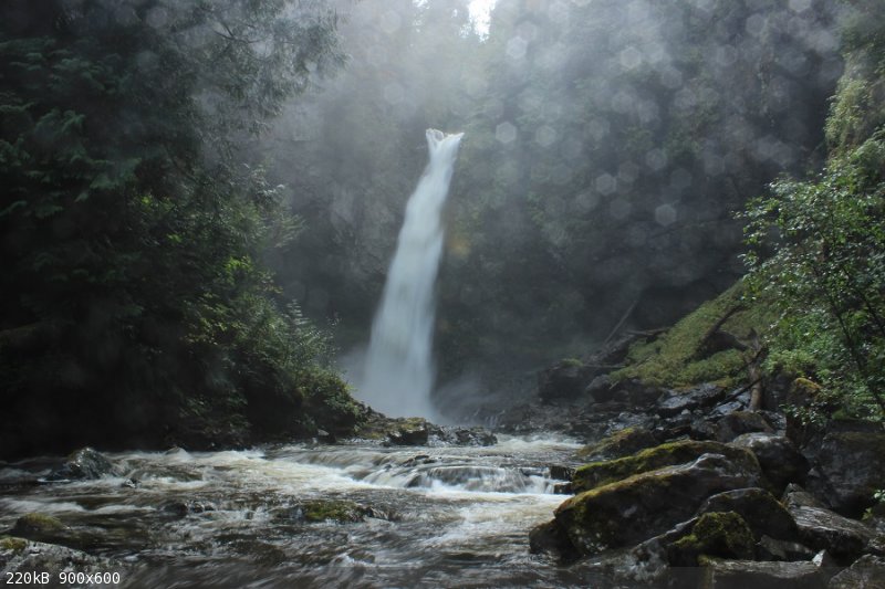Waterfall, Vancouver Island, BC Canada.jpg - 220kB